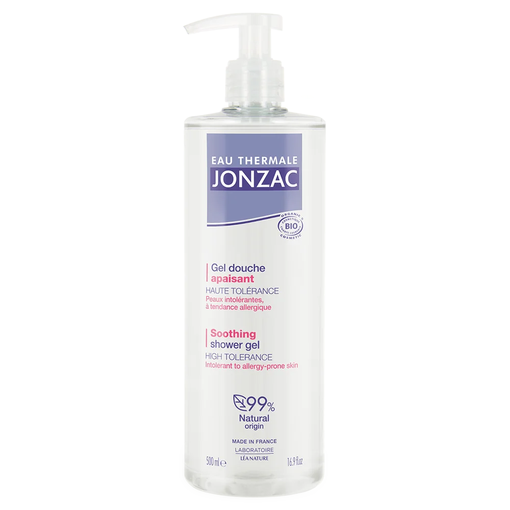 Jonzac Gel Doccia Lenitivo Alta Tolleranza 500 Ml Lenisce Irritazioni e Prurito