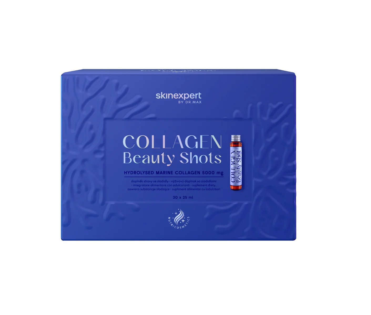 SkinExpert Collagene Beauty Shots 30x25Ml Per il Benessere di Pelle, Capelli e Unghie