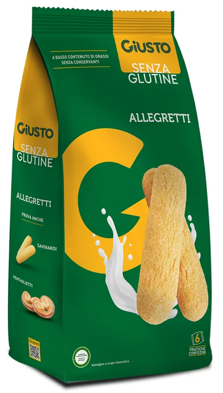 Giusto Senza Glutine Allegretti 180 g Benessere con gusto