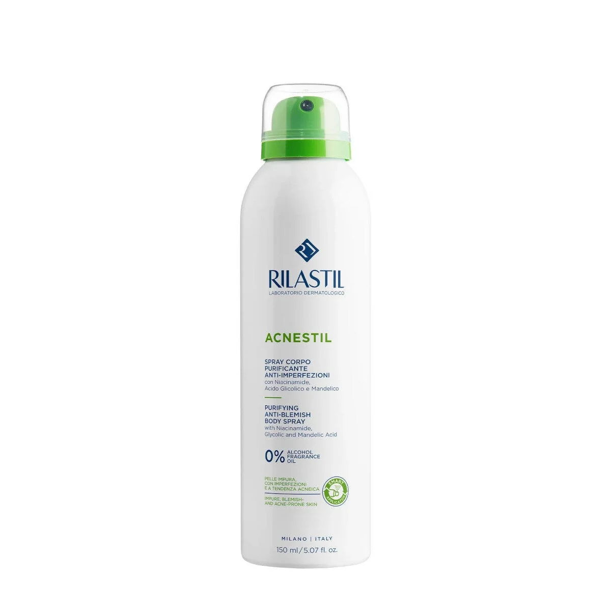 Rilastil Acnestil Spray Corpo 150 ml Purificante Anti-Imperfezioni