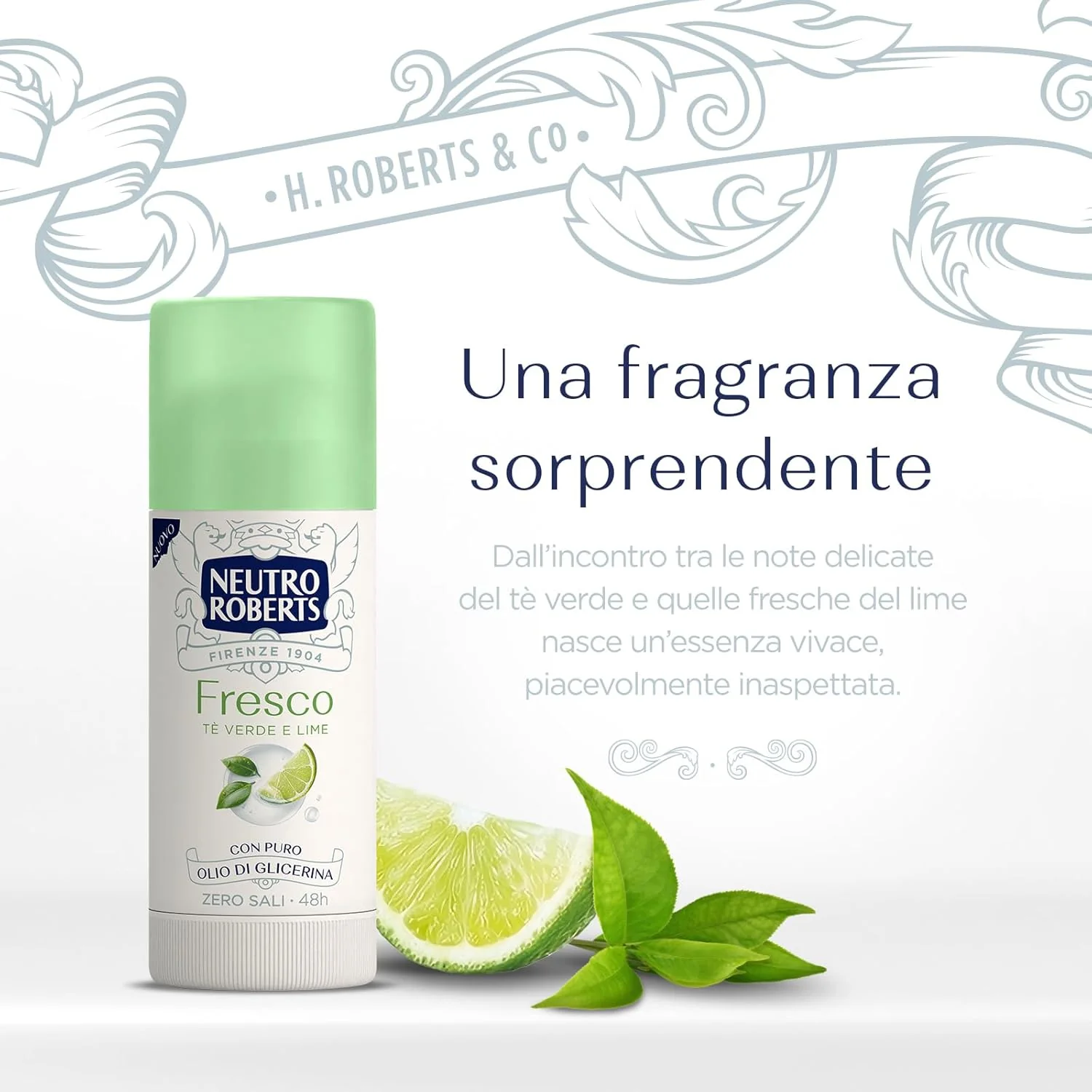 Neutro Roberts Deo Stick Alcool Fresco Verde 40 Ml