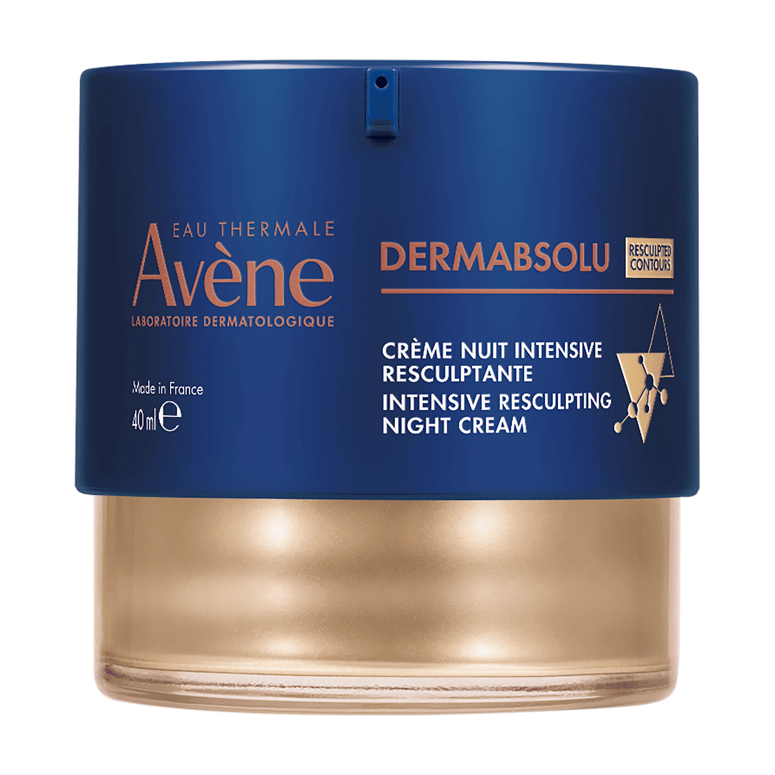 Eau Thermale Avène Dermabsolu Crema Notte Intensiva Rimodellante Anti-Età 40 ml Ridensificante e Rigenerante