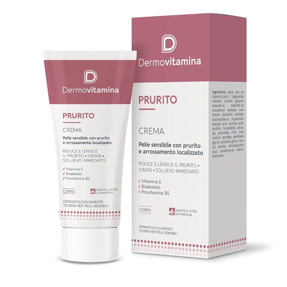 Dermovitamina Prurito Crema 30 Ml Pelle Secca e Disidratata