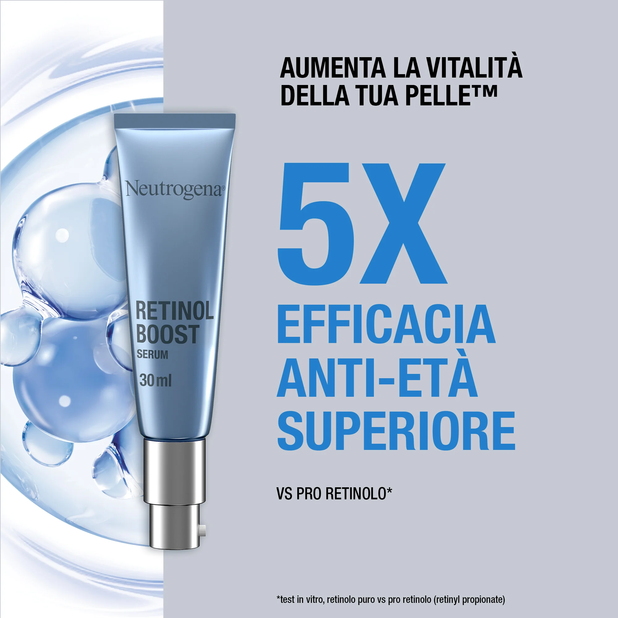 Neutrogena Retinol Boost Siero Viso 30 Ml Per tutti i tipi di pelle