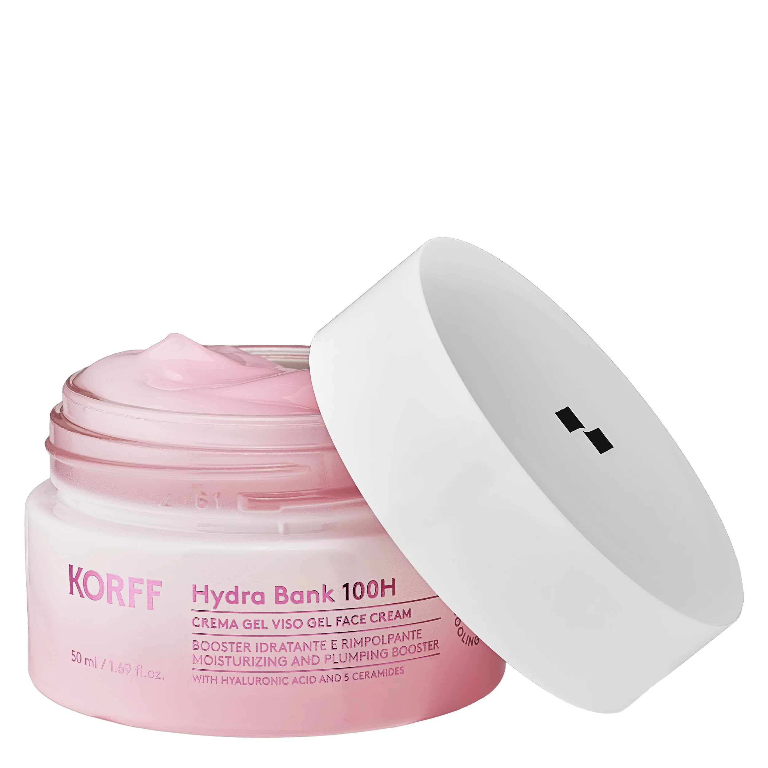 Korff Hydra Bank 100H Crema Gel Viso 50 Ml Idratante e Rimpolpante