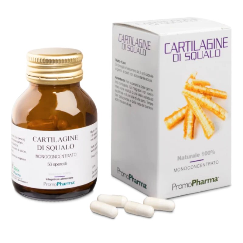 PromoPharma Cartilagine Squalo 50 Capsule Naturale al 100%
