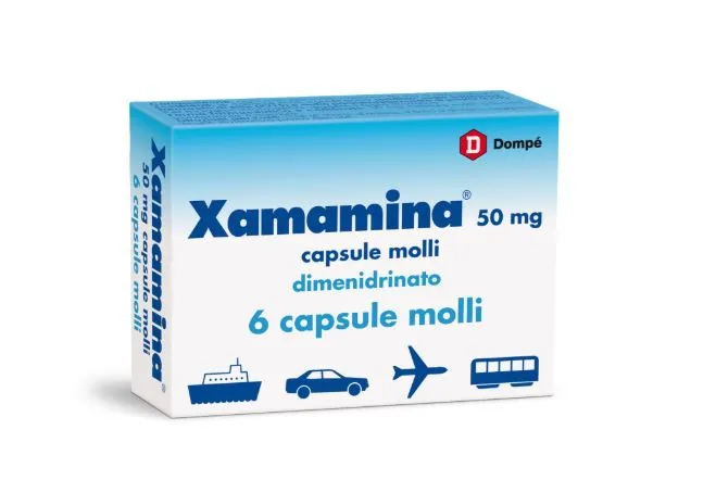 Xamamina 50 mg 6 Capsule Molli