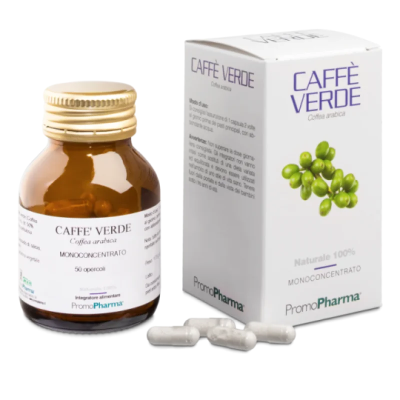 PromoPharma Caffe Verde 50 Capsule Naturale al 100%