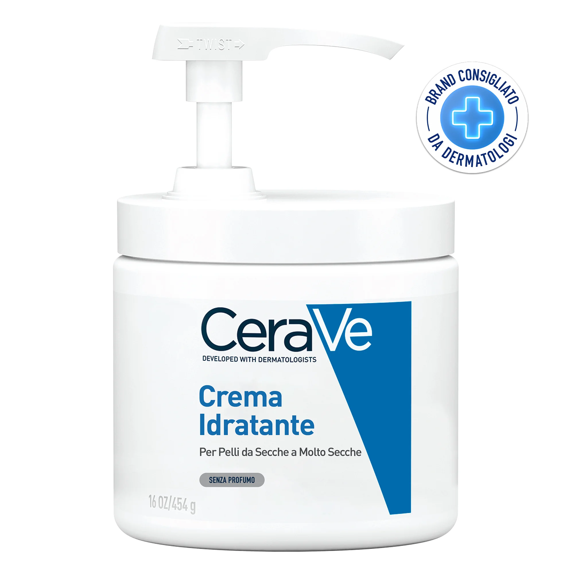 Cerave Crema Corpo Idratante 454 g Pelle Secca e Molto Secca