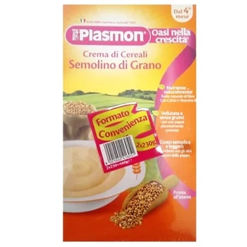 Plasmon Cereali Semolino 2 X 230 g Alimento per l'infanzia