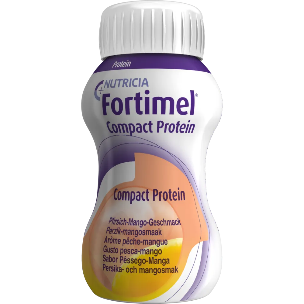 Fortimel Compact Protein Gusto Pesca 4x125 ml Alimento Destinato a Fini Medici Speciali