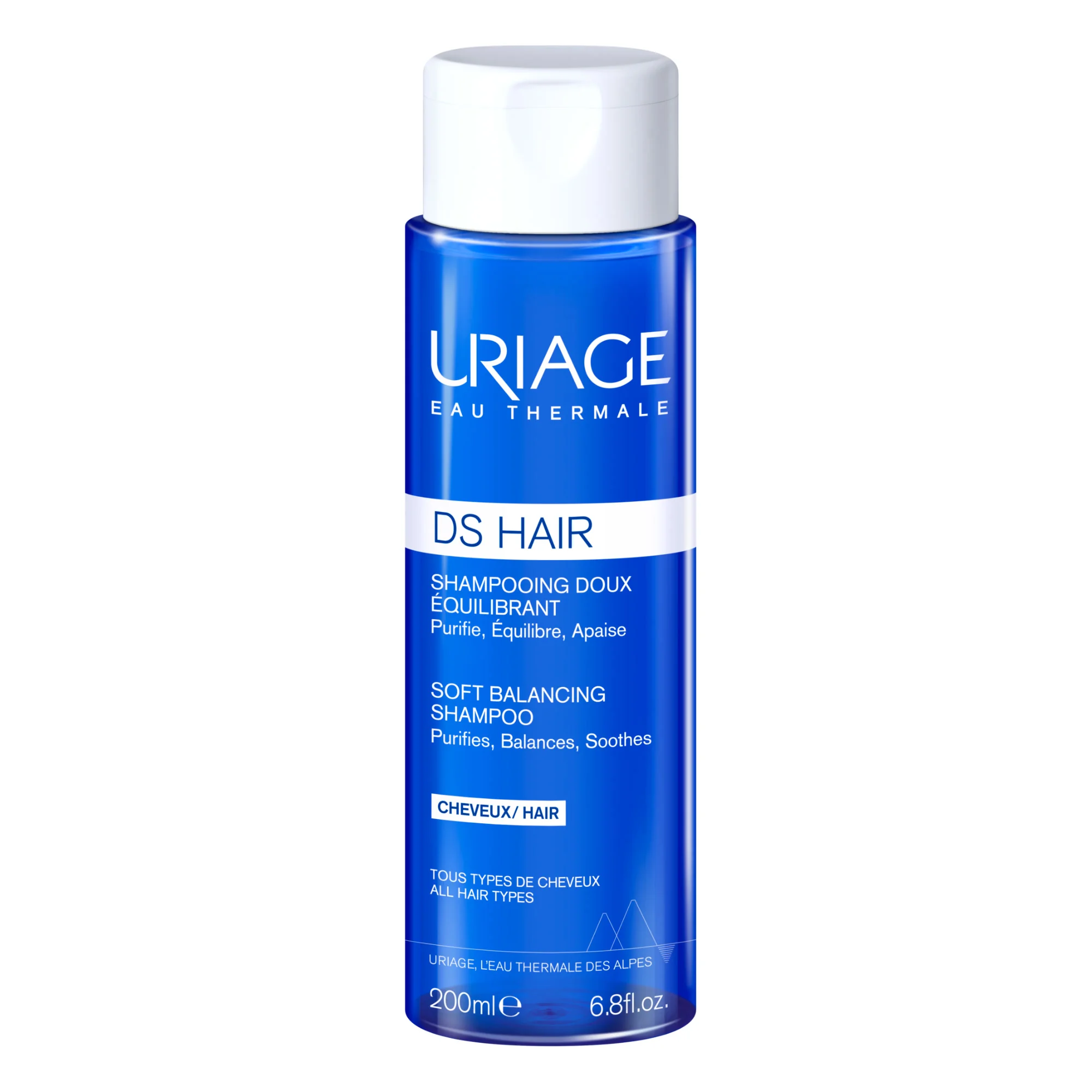 Uriage DS Hair Shampoo Delicato Riequilibrante 200 ml Purifica il Cuoio Capelluto