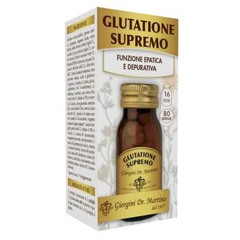 Dr. Giorgini Glutatione Supremo 80 Pastiglie Integratore Funzionalità Epatica e Depurativa
