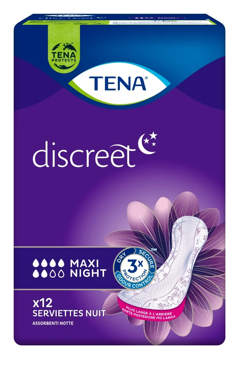 Tena Lady Maxi Night 12 Pezzi Assorbenti per la Notte