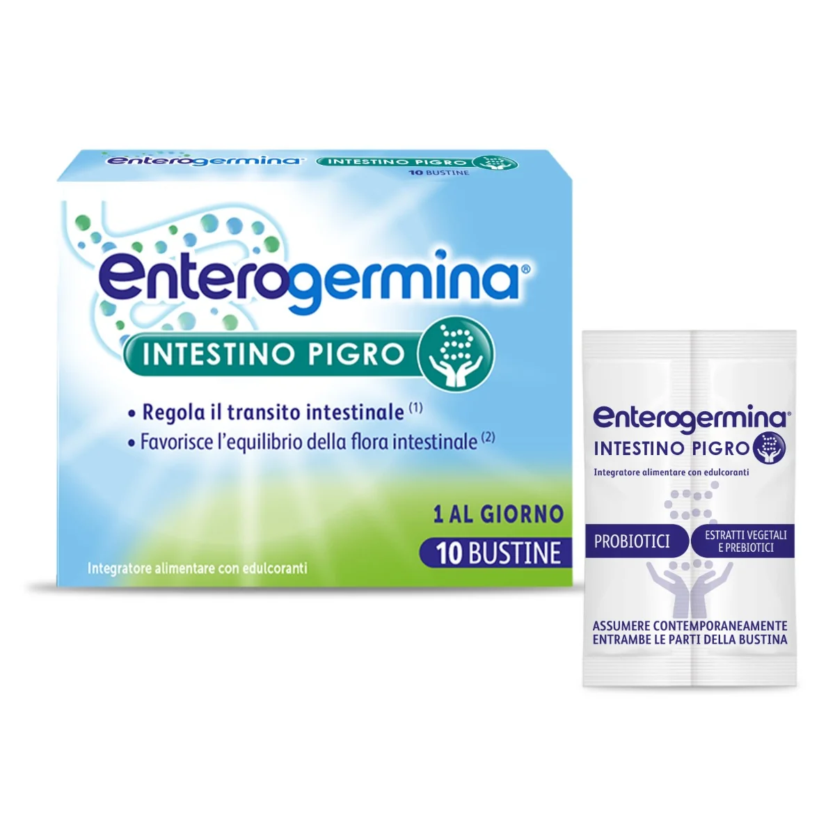 Enterogermina Intestino Pigro Integratore Regolarità del Transito Intestinale 10 Bustine