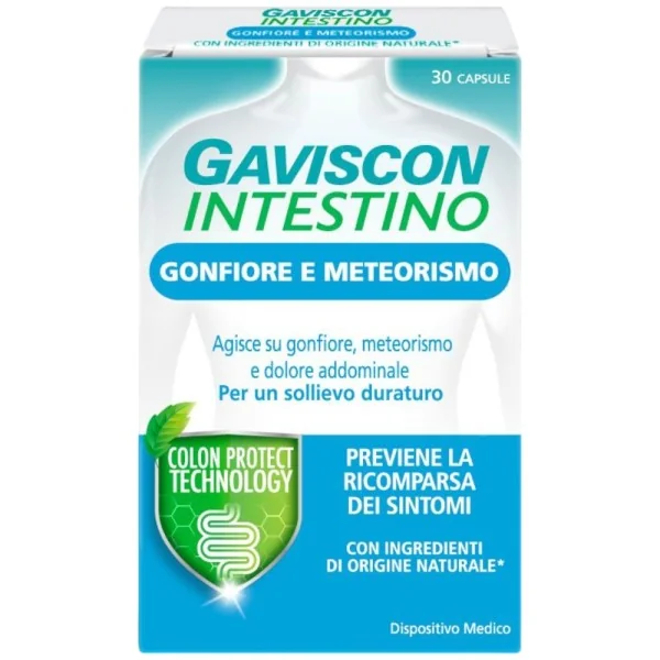Gaviscon Intestino Gonfiore E Meteorismo 30 Capsule Gonfiore intestinale