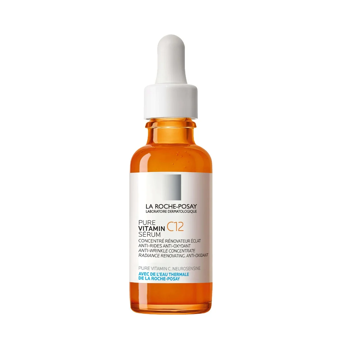 La Roche Posay Pure Vitamin C12 Siero 30Ml Antirughe, Antiossidante e Illuminante