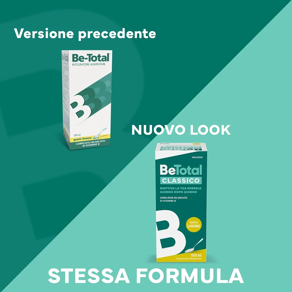 Be-Total Sciroppo Bambini Limone 100 Ml Integratore Alimentare Vitamina B Sistema Immunitario Bambini