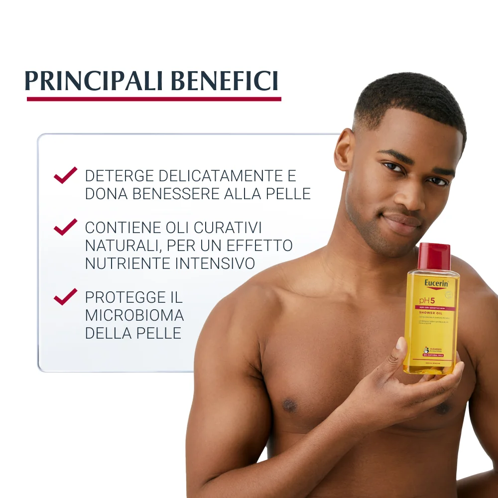 Eucerin Ph5 Olio Detergente Doccia 200 ml Pelle Sensibile