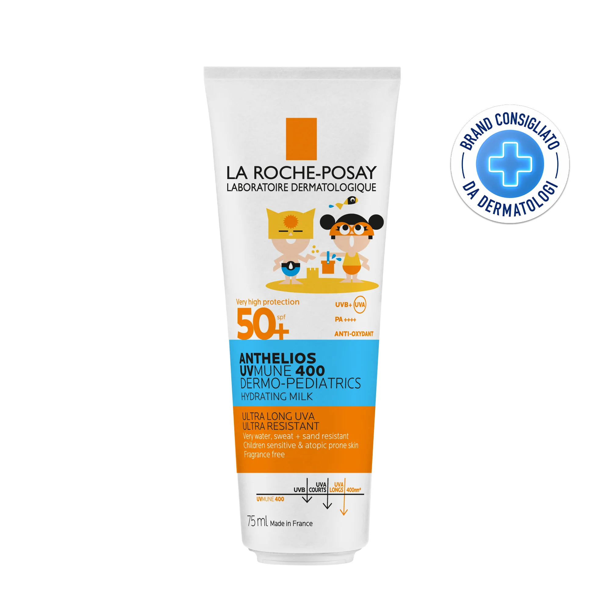 La Roche Posay Anthelios Latte Uvmune Bambino 50+ 75 ml Protezione solare pelle sensibile
