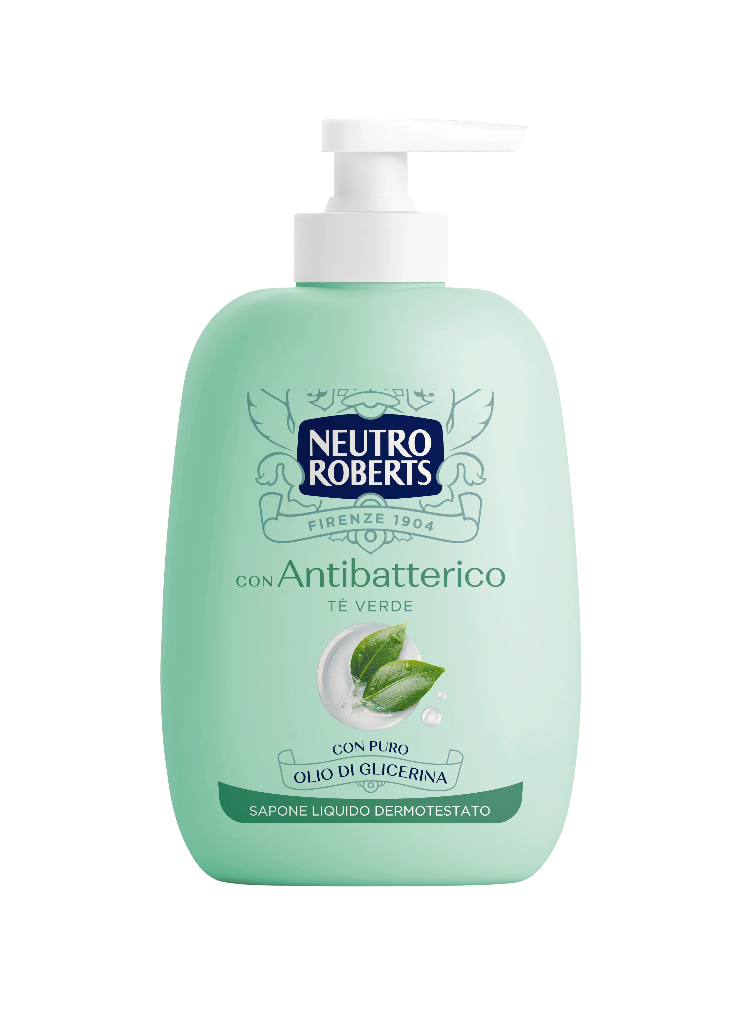 Neutro Roberts Sapone Antibatterico 200 ml Pelle morbida, Igienizzata e Protetta