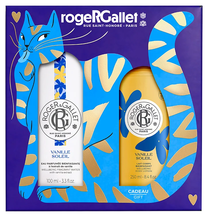 Roger&Gallet Set Natale Vanille Soleil Eau De Toilette 100 ml + Latte Corpo 250 ml Profumazione Corpo