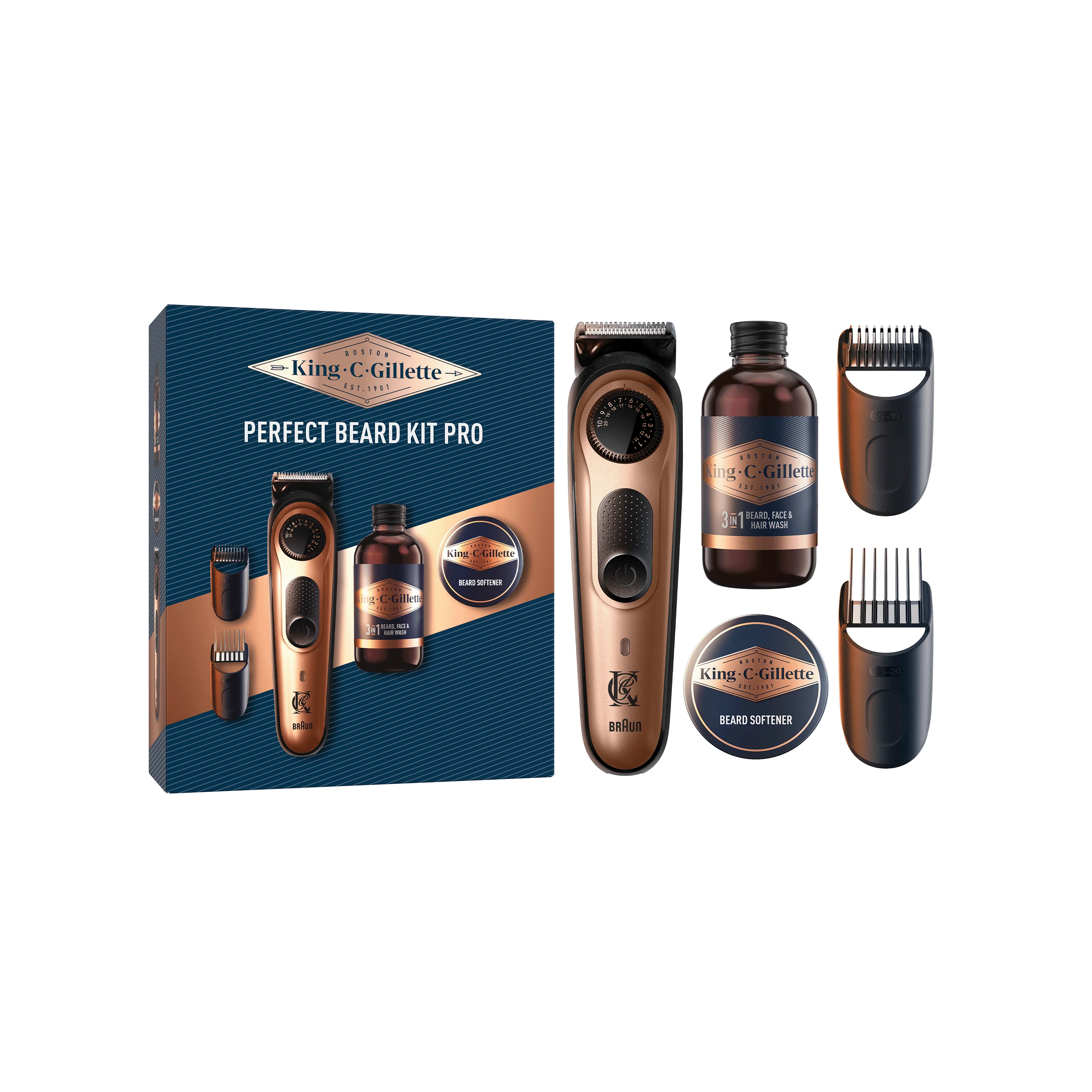 Gillette Set Electric Beard Barba Perfetta