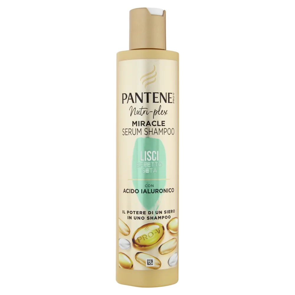 Pantene Pro-V Nutri-Plex Miracle Serum Shampoo 250 Ml Lisci Effetto Seta