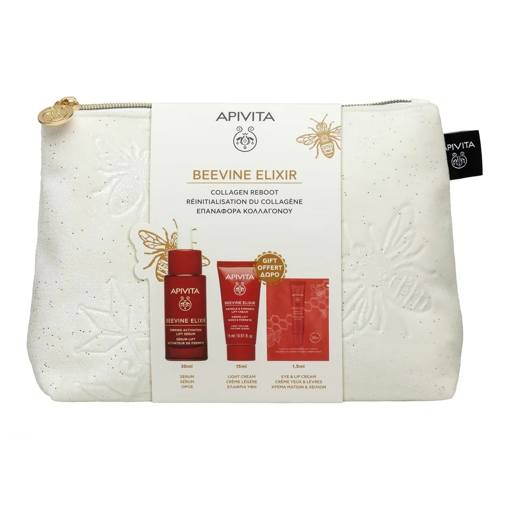 Apivita Beevine Elixir Cofanetto 2025 Siero Anti-Rughe Rassodante Liftante + Crema Anti-Rughe Contorno Occhi e Labbra