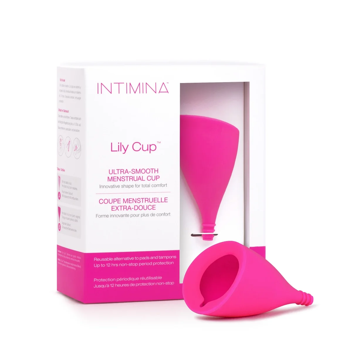 Intimina Lily Cup Size B Coppetta mestruale in silicone.
