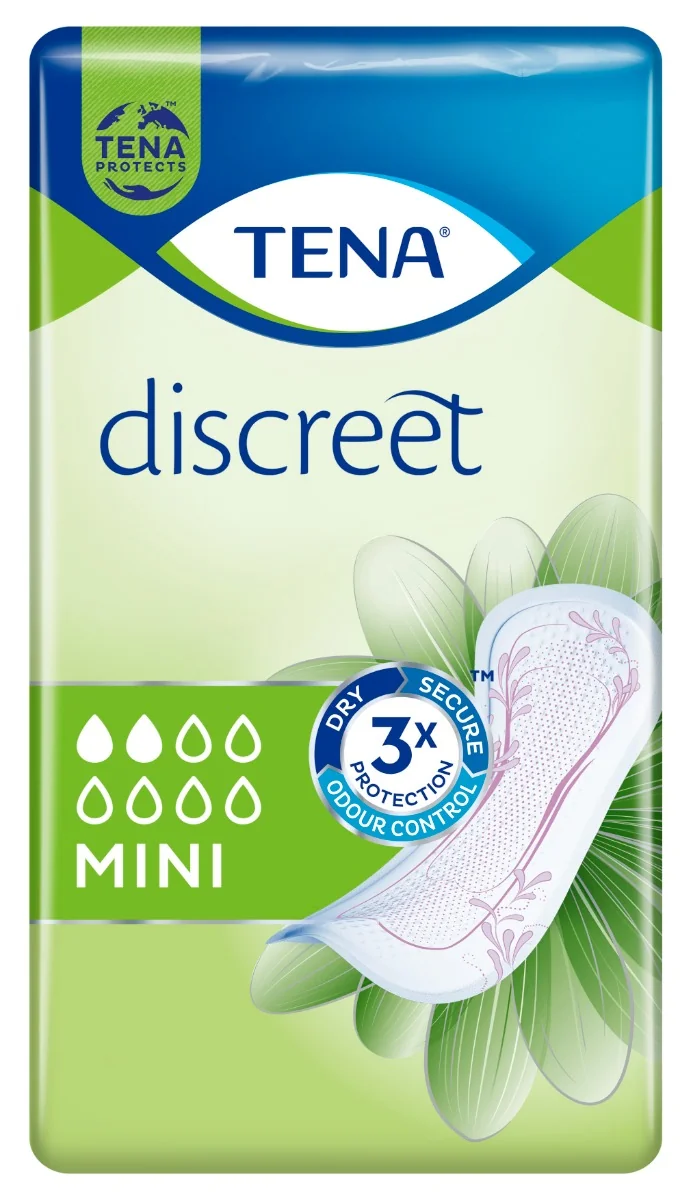 Tena Discreet Mini 20 Pezzi Per Perdite di Urina