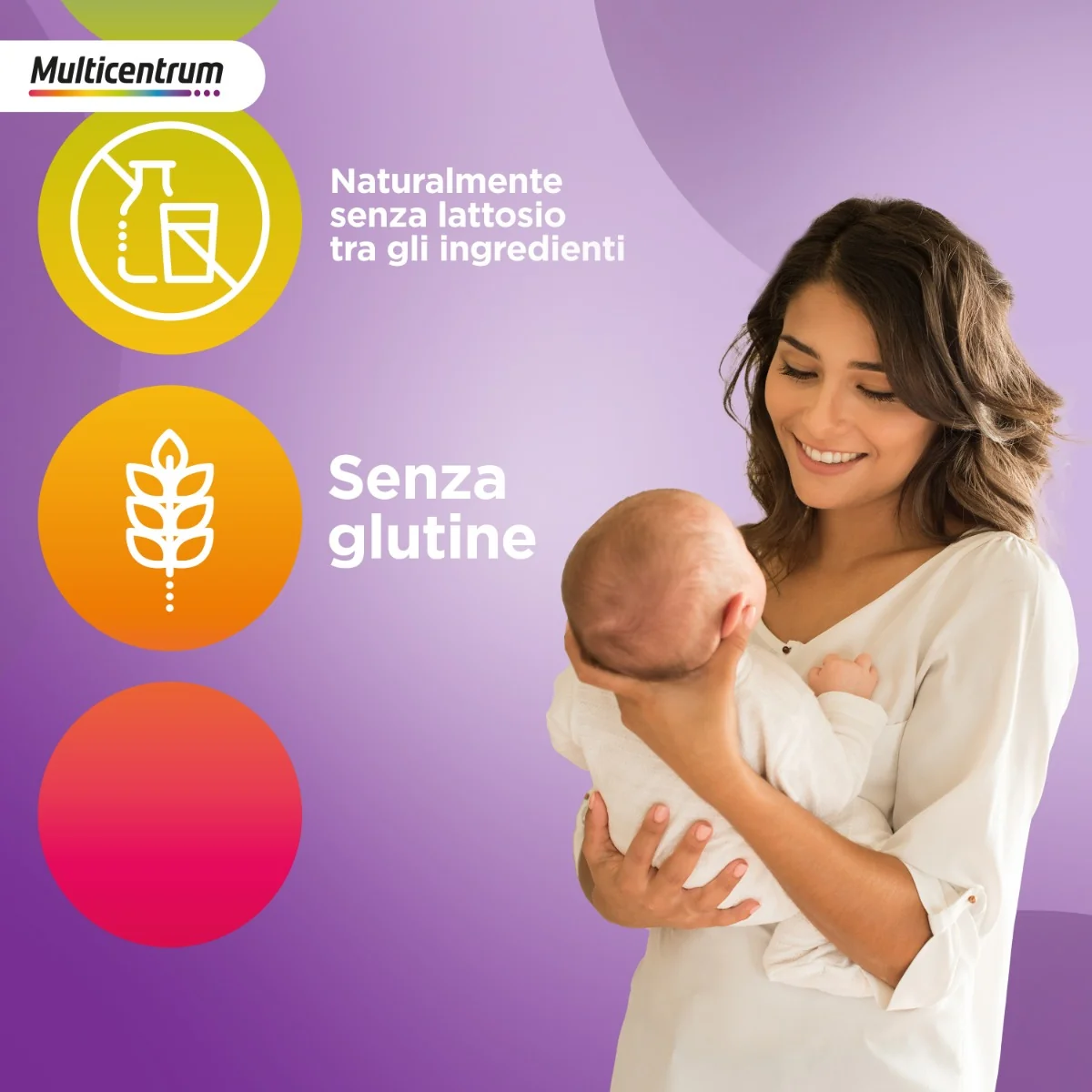 Multicentrum Neo Mamma DHA 30 + 30 Integratore Vitamine e Minerali