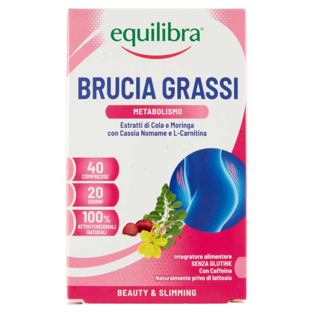 Equilibra Brucia Grassi 40 capsule Integratore per il controllo del peso