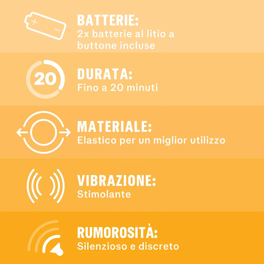 Durex Intense Vibrations Anello Vibrante Stimolante Silenzioso