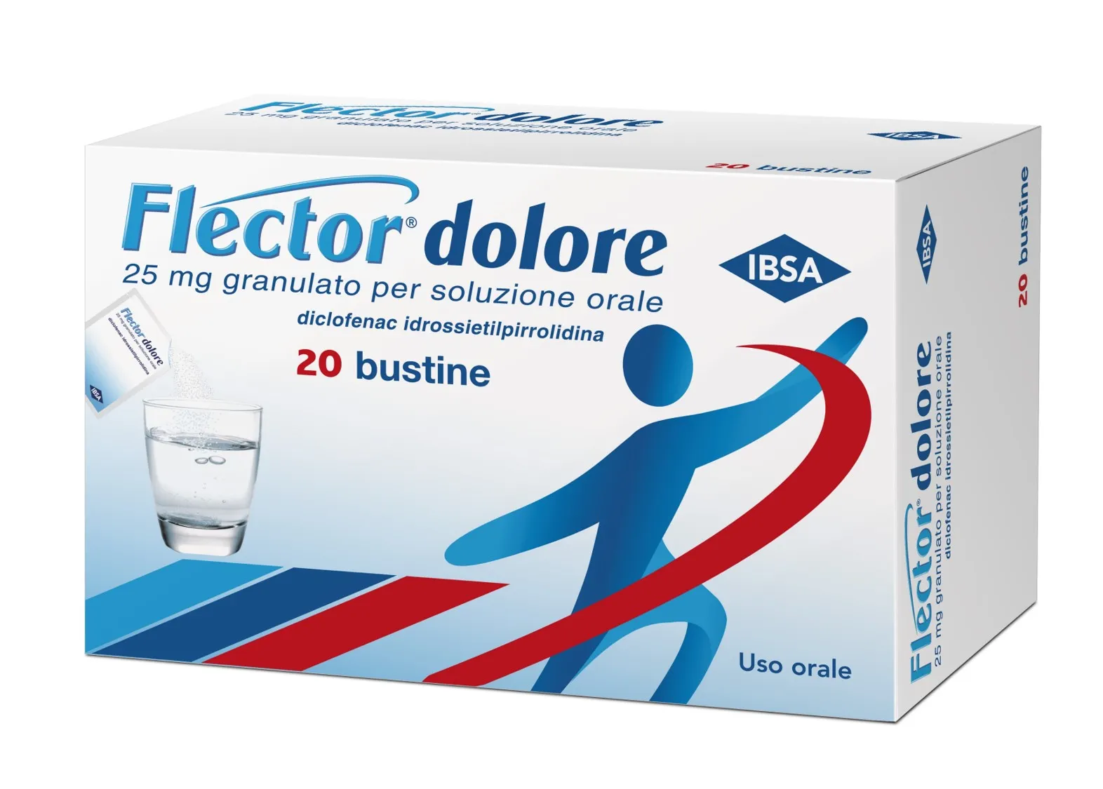 FLECTOR DOLORE 25 MG 20 BUSTINE