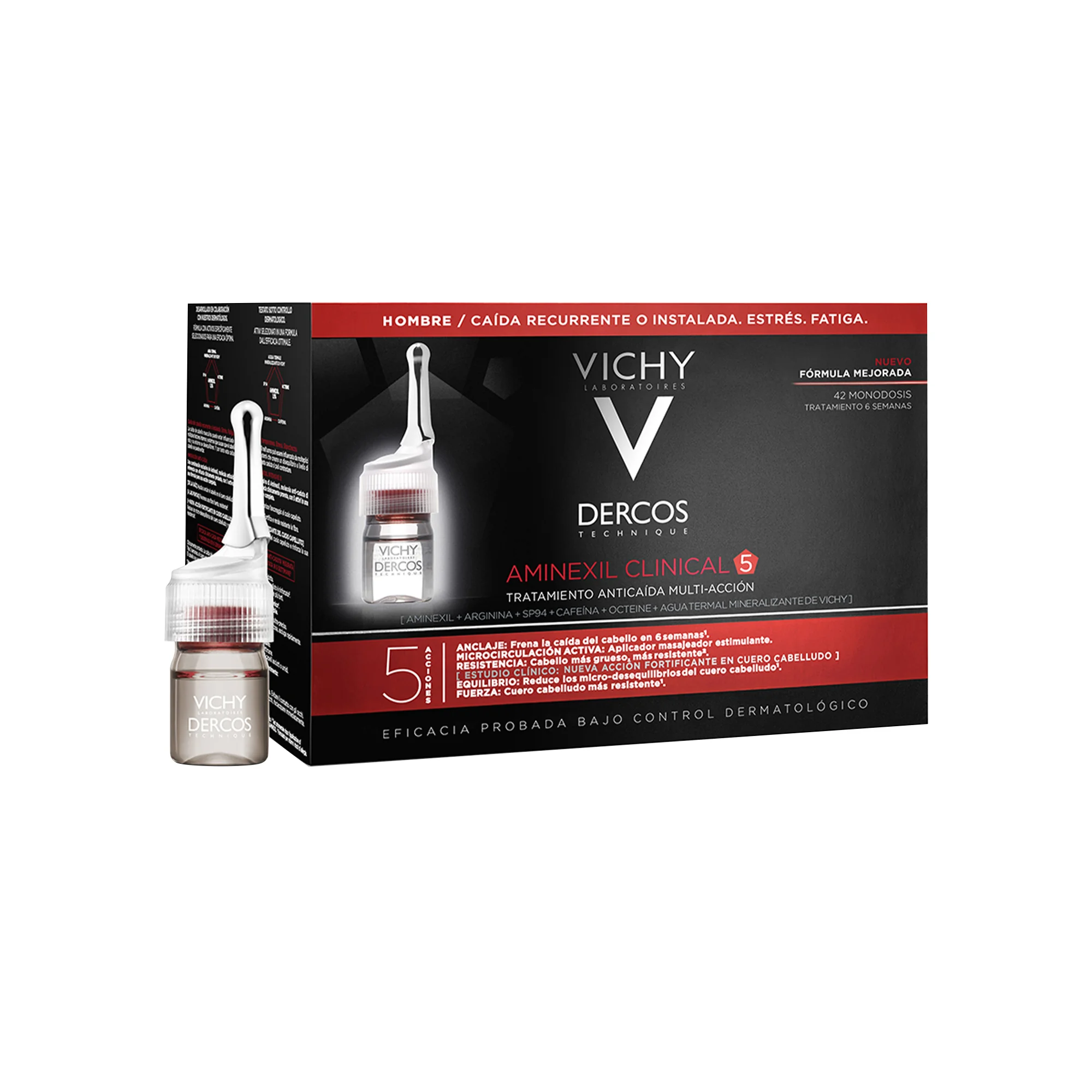 Vichy Dercos Aminexil 42 Fiale x 6 Ml Trattamento anticaduta uomo