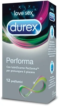 Durex Performa Preservativi Ritardanti 12 Pezzi