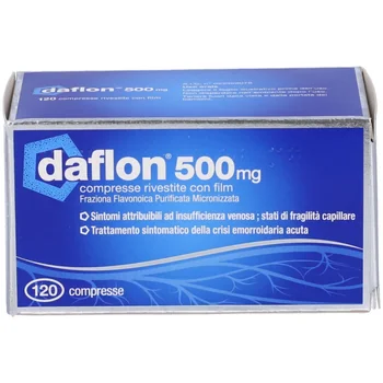 Daflon 500 mg 120 Compresse Flavonoidi Vasoprotettore