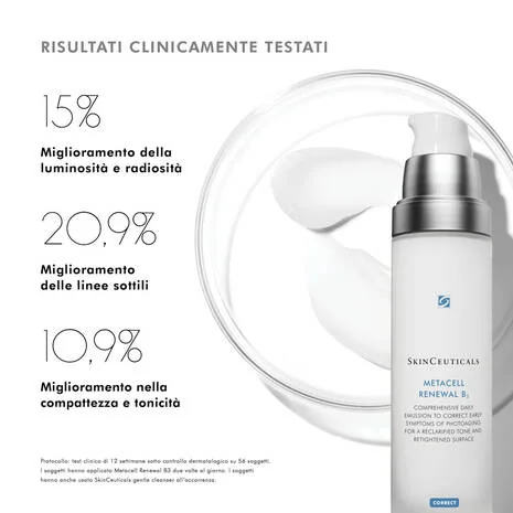 SkinCeuticals Metacell Renewal B3 gel Crema Idratante con Niacinamide e Vitamina B3 50 ml
