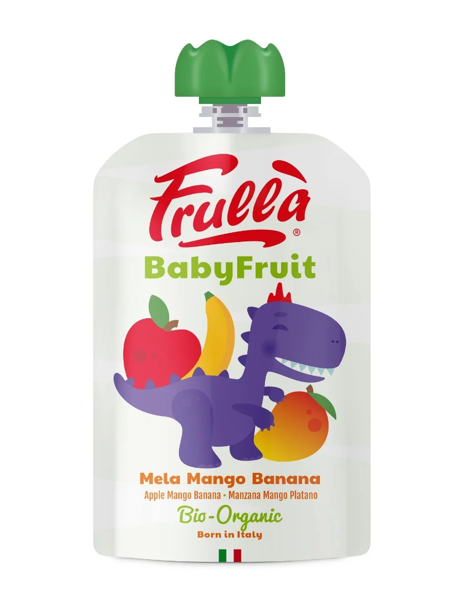 Frulla' Baby Fruit Mela/Mango Pappa per Bambini