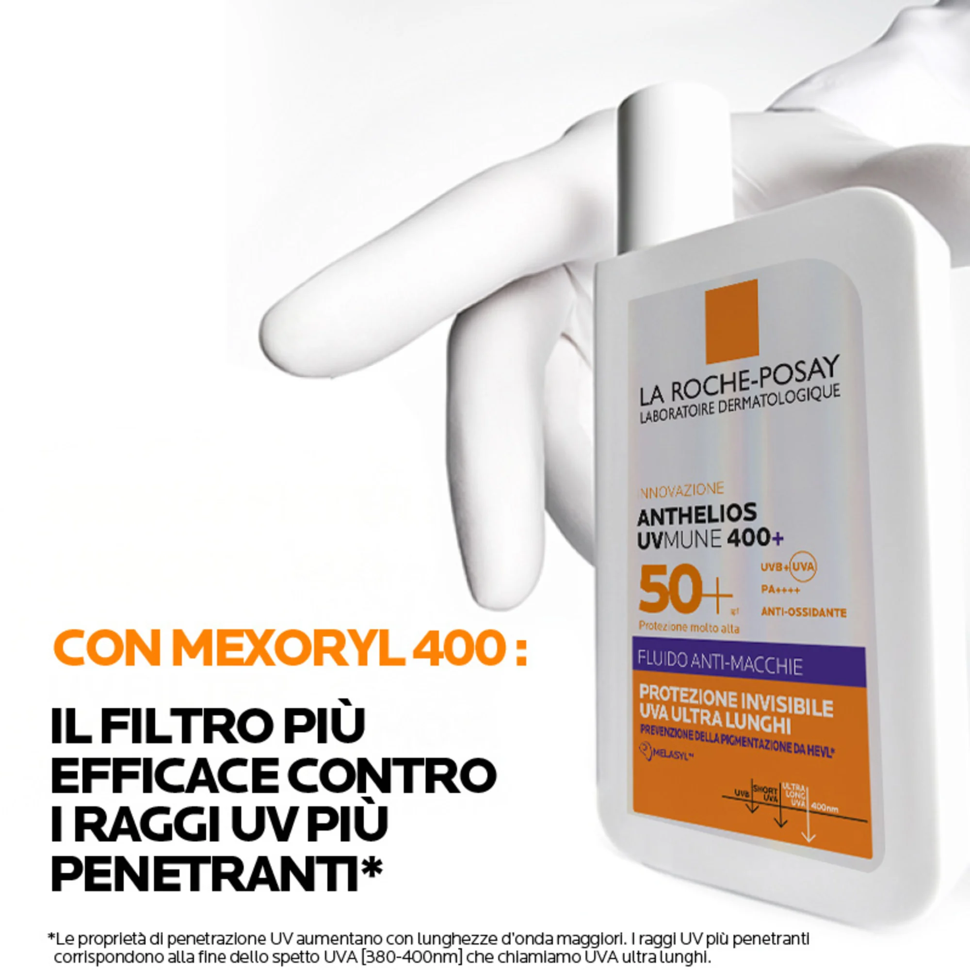 La Roche Posay Anthelios FLuido Uv Antimacchie SPF50+ 50 Ml Crema solare antimacchie
