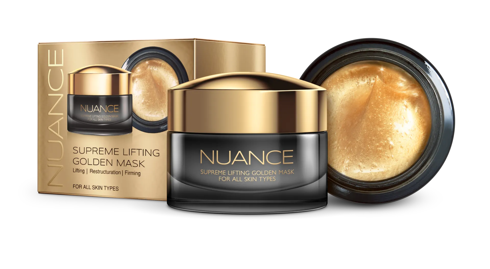 Nuance Magical Supreme Lifting Gold Mask 50 Ml Maschera dorata in crema