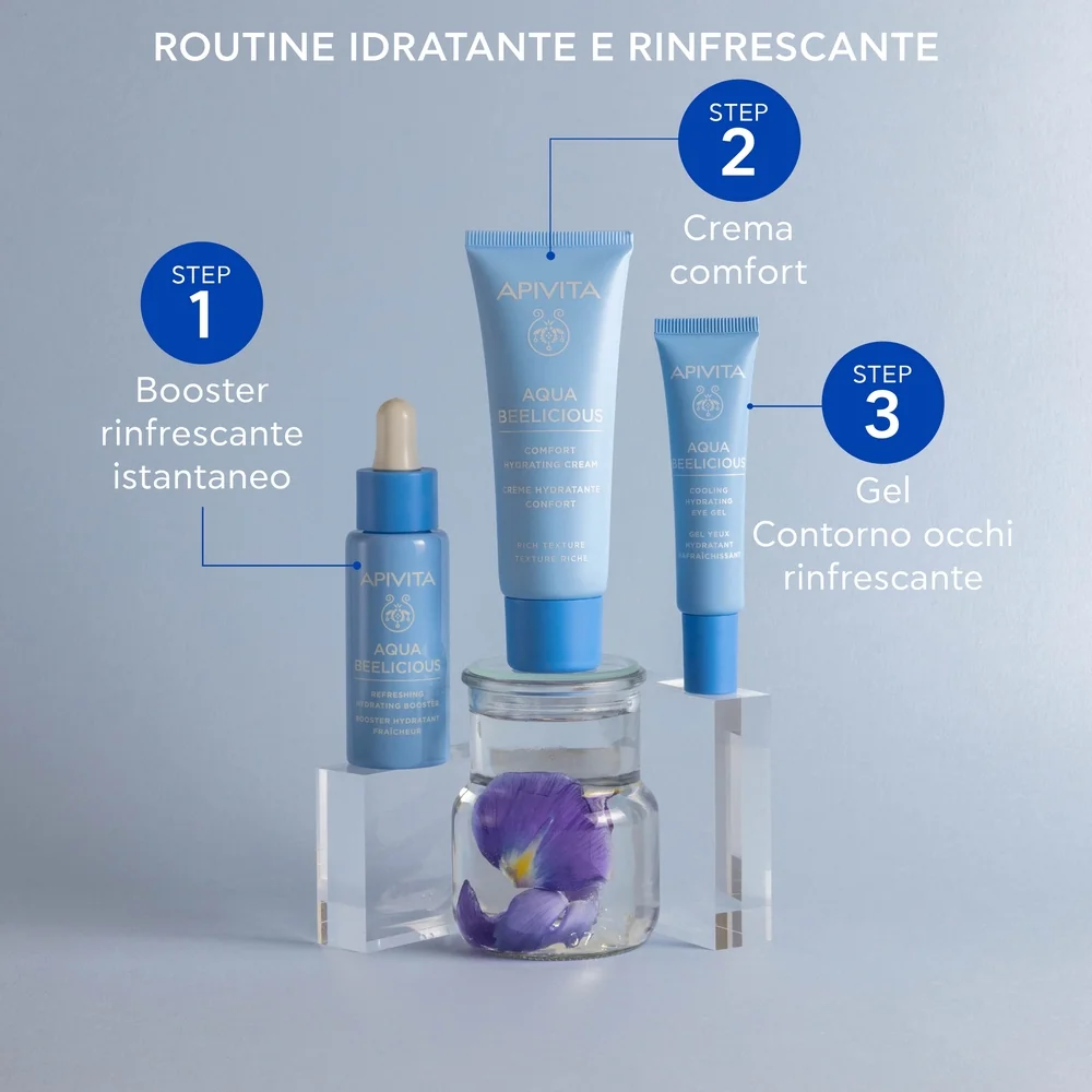Apivita Aqua Beel Gel Con Occh 15Ml