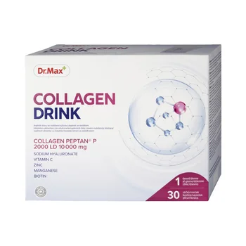 Dr. Max Collagene Drink 30 Bustine Per Articolazioni, Cute e Capelli