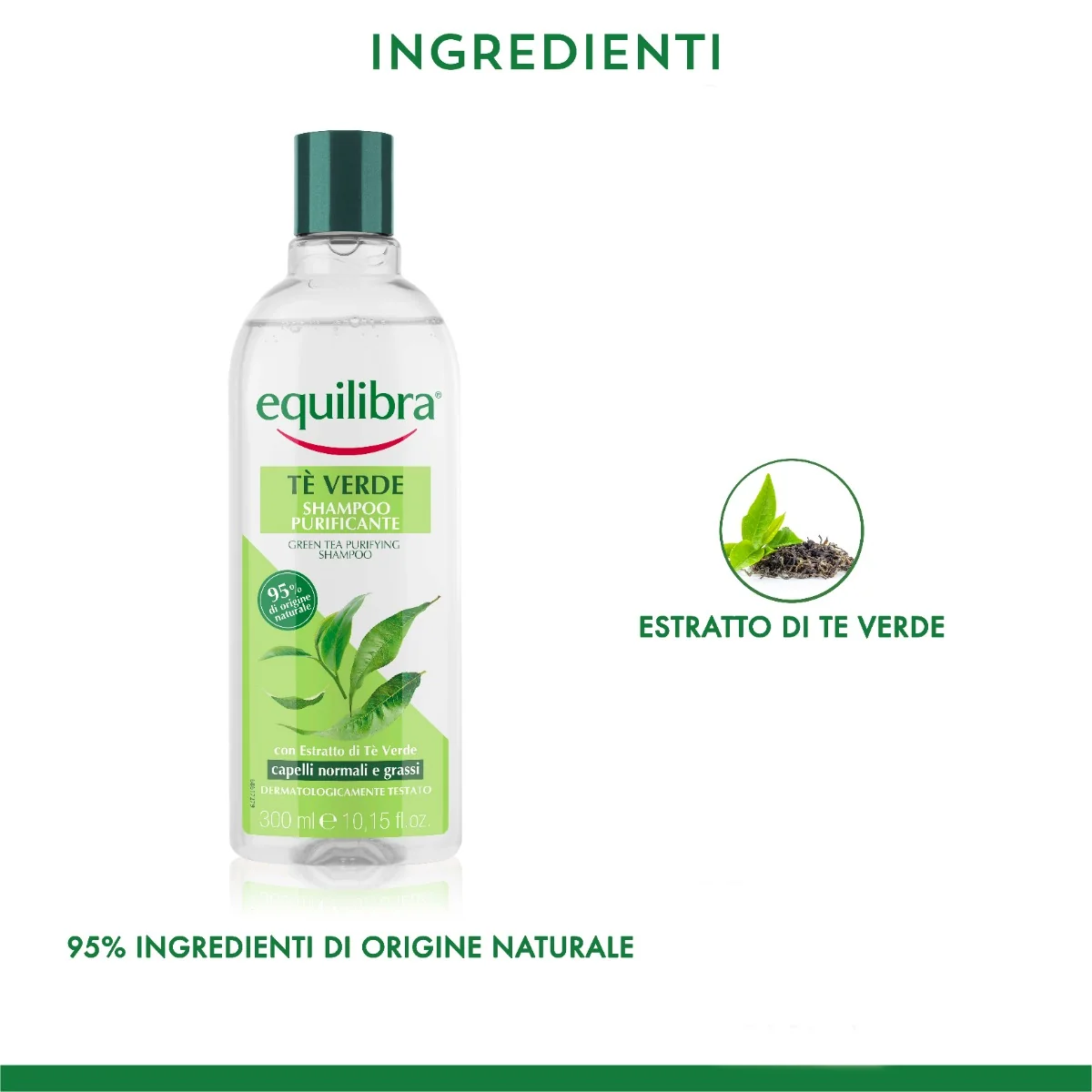 Equilibra Shampoo Purif Te Ve 300 Ml Dermatologicamente Testato