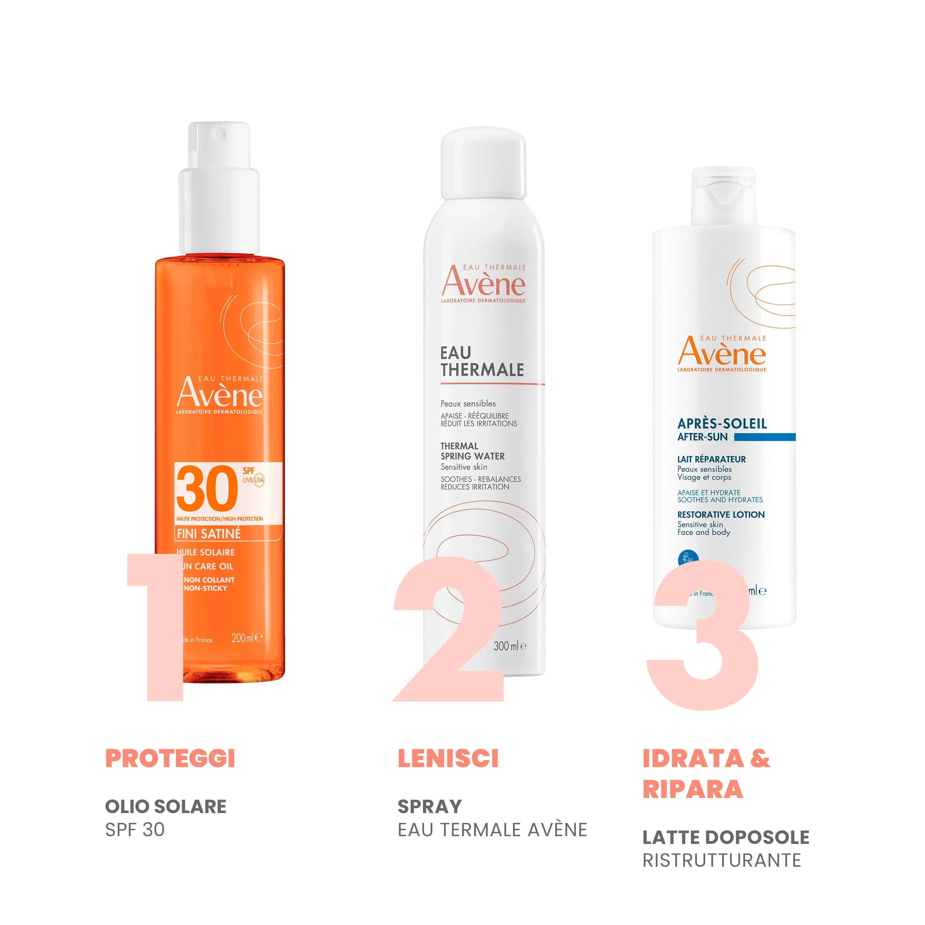 Eau Thermale Avène Olio Solare SPF 30 200 ml Protezione Alta
