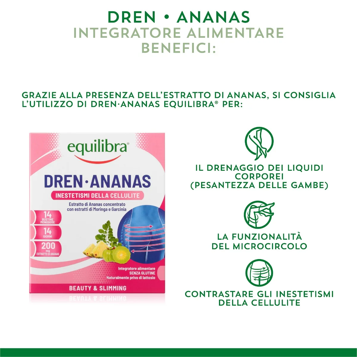 Equilibra Drena Specialist 2Pz Benessere del Microcircolo