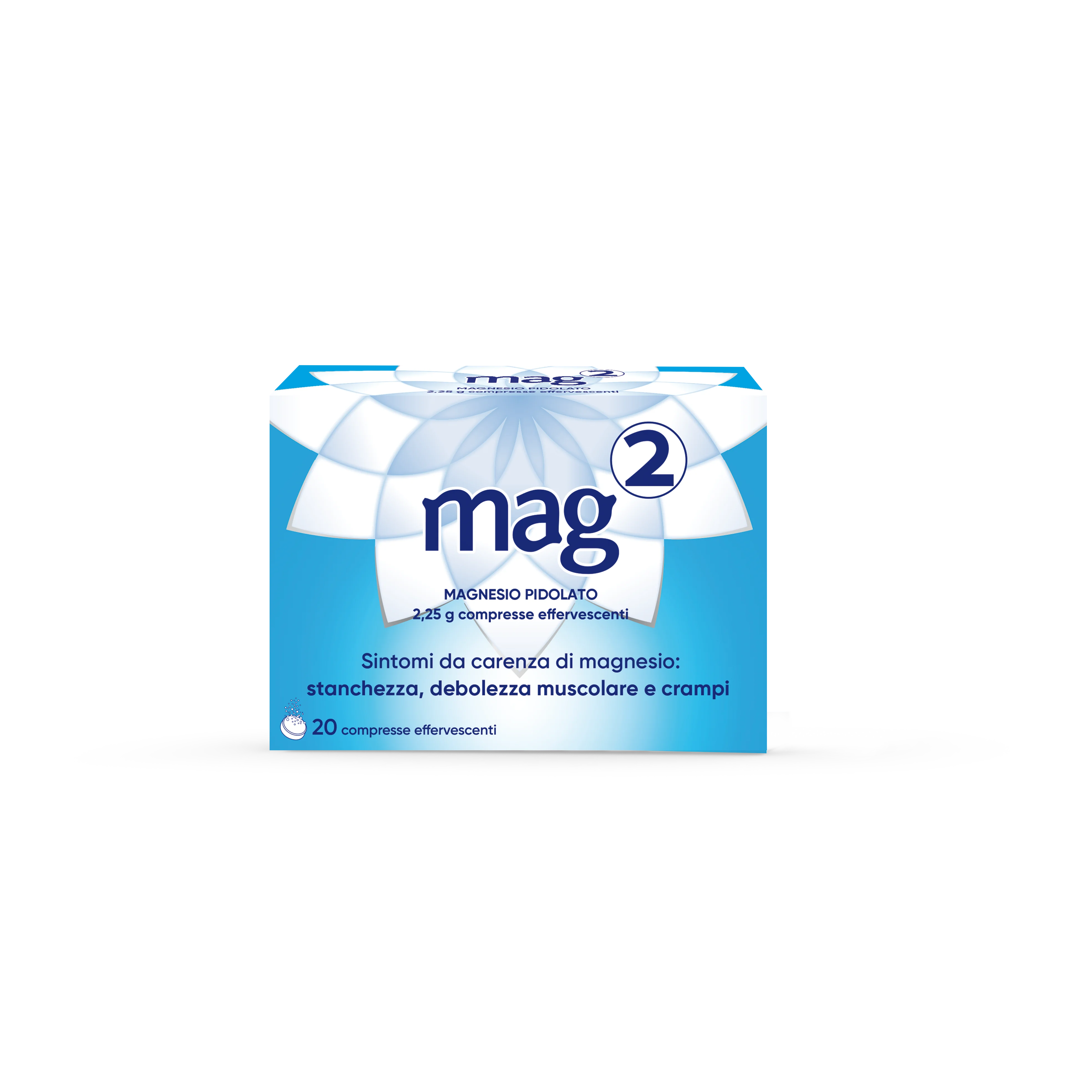 Sanofi Mag2 2,25 g 20 Compresse Effervescenti Integratore di Magnesio Pidolato
