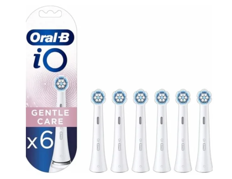 Oralb Power Refill Io Gentle White 6 Pezzi Ideali Per Denti e Gengive Sensibili