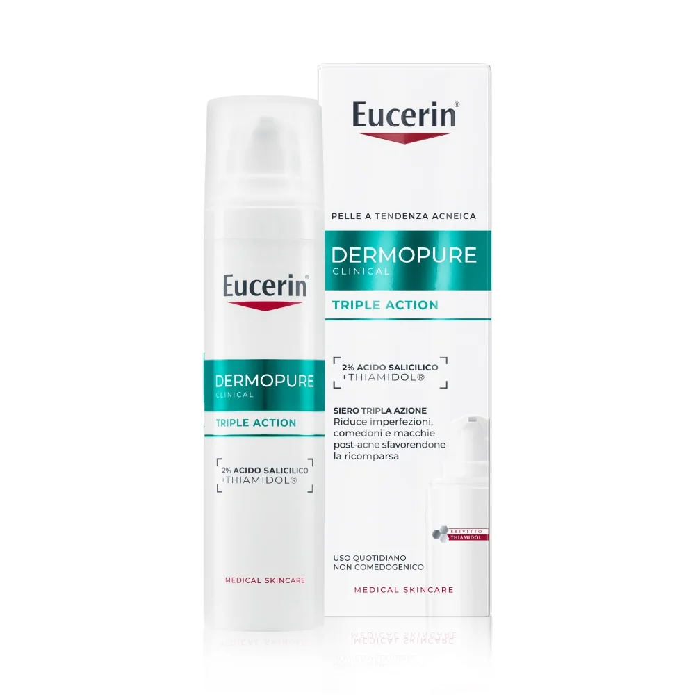 Dermopure Clinical Siero Tripla Azione 40Ml Pelle Grassa a Tendenza Acneica